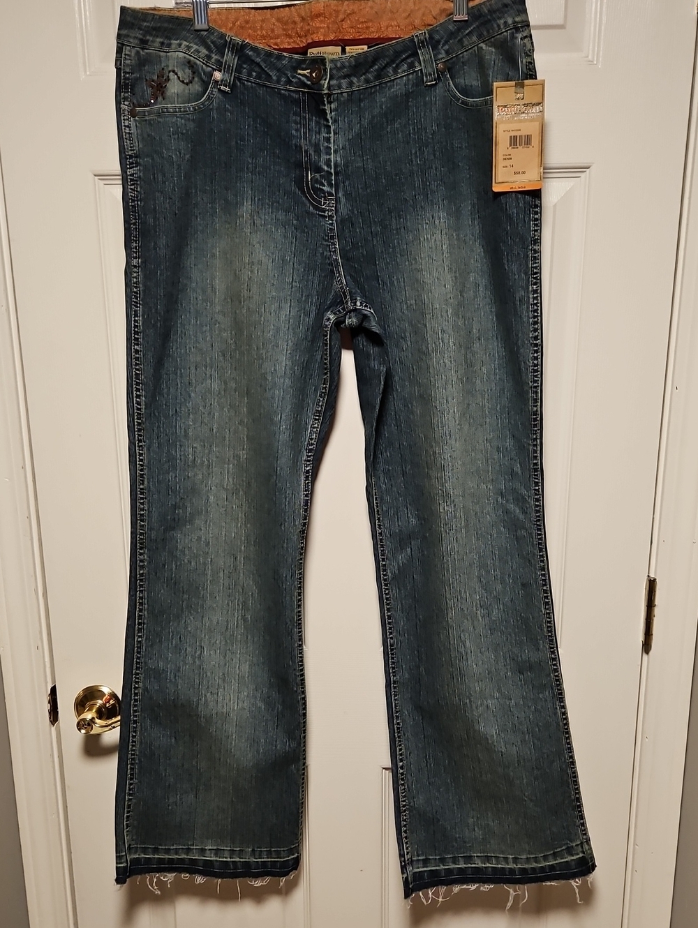 Ruff Hewn Raw Hem Jeans